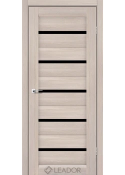 Двери Leador Doors Siena Черное стекло