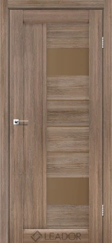 Двери Leador Doors Como сатин бронза