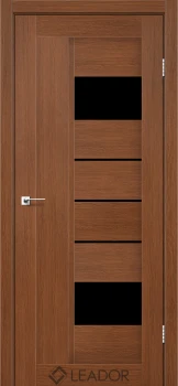 Двери Leador Doors Como Черное стекло