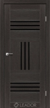 Двери Leador Doors Gela Черное стекло
