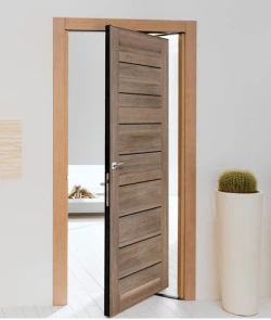 Роторные Двери Leador Doors Neapol Черное стекло