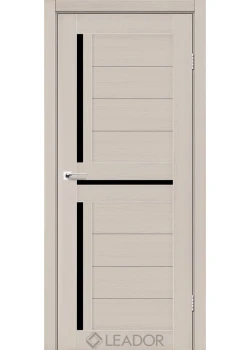 Двери Leador Doors Lazio Черное стекло