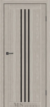 Двери MSDoors Eko Parker Черное стекло