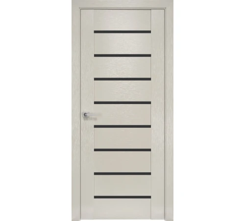 Межкомнатные Двери Новый Стиль Orni-X Парма Черное стекло ПВХ плёнка