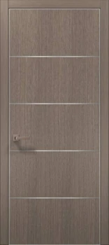 Двери Папа Карло Plato PL-02 дуб серый брашированный