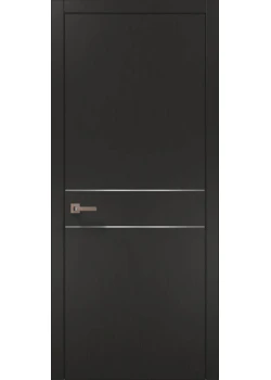 Двери Папа Карло Plato PL-07 шелк графит