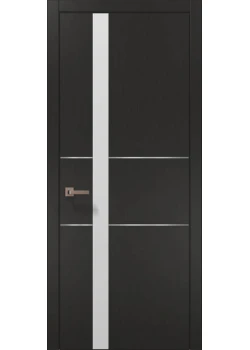 Двери Папа Карло Plato PL-08 шелк графит