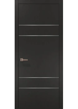 Двери Папа Карло Plato PL-09 шелк графит