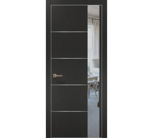 Двери Папа Карло Plato PL-11 шелк графит
