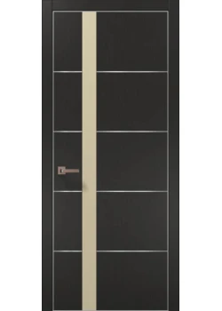 Двери Папа Карло Plato PL-12 шелк графит