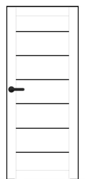 Двери Portalino Doors PL-PP-08 Черное стекло