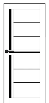 Двери Portalino Doors PL-PP-06 Черное стекло