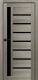Міжкімнатні Двері Portalino Doors PL-PVC-01 Чорне скло ПВХ плівка