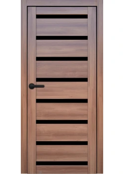 Двері Portalino Doors PL-PVC-03 Чорне скло