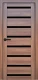 Межкомнатные Двери Portalino Doors PL-PVC-03 Черное стекло ПВХ плёнка