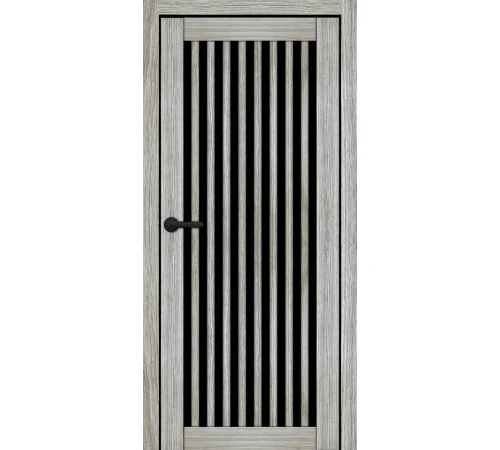 Міжкімнатні Двері Portalino Doors PL-ECO-25 Чорне скло Ламінатин