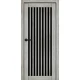 Міжкімнатні Двері Portalino Doors PL-ECO-25 Чорне скло Ламінатин