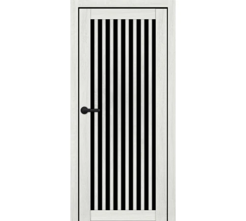 Міжкімнатні Двері Portalino Doors PL-ECO-25 Чорне скло Ламінатин