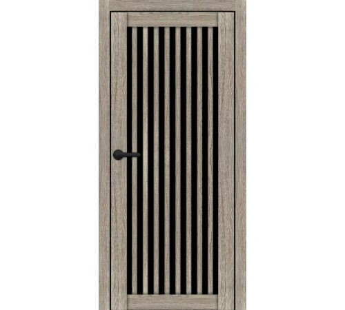 Міжкімнатні Двері Portalino Doors PL-ECO-25 Чорне скло Ламінатин