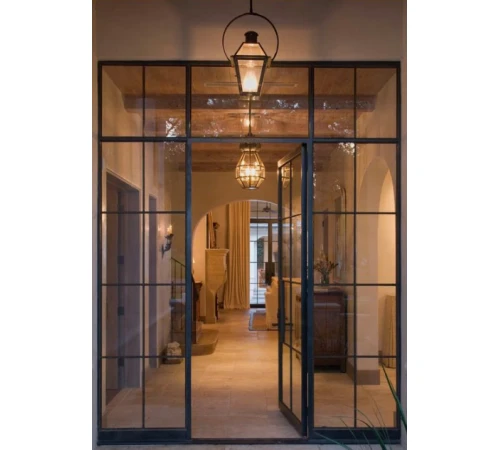 Межкомнатные Двери RockWood Design MetalGlass 1 Стеклянные