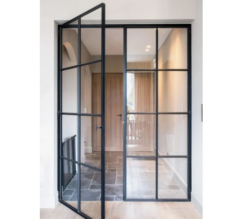 Межкомнатные Двери RockWood Design MetalGlass 9 Стеклянные