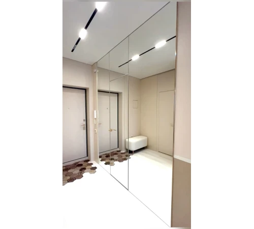 Межкомнатные Двери RockWood Design Mirror Wall С зеркалом Стеклянные