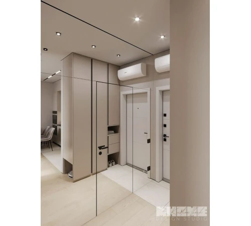 Межкомнатные Двери RockWood Design Invisible Reflection С зеркалом Стеклянные