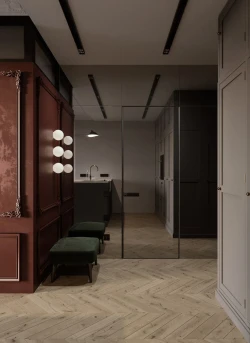 Двери RockWood Design Crystal View С зеркалом