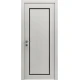 Межкомнатные Двери Rodos Style R Style 1 Черное стекло ПВХ плёнка