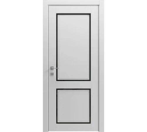 Межкомнатные Двери Rodos Style R Style 2 Черное стекло ПВХ плёнка