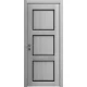 Межкомнатные Двери Rodos Style R Style 3 Черное стекло ПВХ плёнка