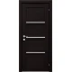 Межкомнатные Двери Rodos Modern Quadro Полустекло ПВХ плёнка