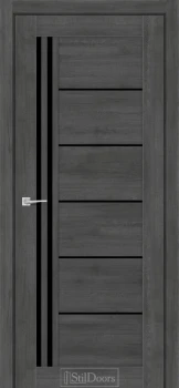Двері StilDoors VITANO Чорне скло