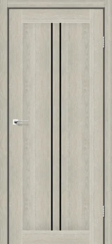 Двері StilDoors BARSELONA Чорне скло