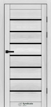 Двері Syndicate Doors SD-PVC-102 Чорне скло