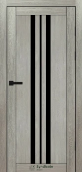 Двері Syndicate Doors SD-PVC-107 Чорне скло