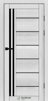 Двери Syndicate Doors SD-PVC-114 Черное стекло