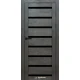 Межкомнатные Двери Syndicate Doors SD-PVC-103 Черное стекло ПВХ плёнка