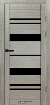 Двері Syndicate Doors SD-PVC-104 Чорне скло