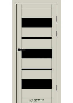 Двери Syndicate Doors SD-PVC-105 Черное стекло