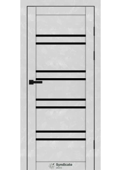 Двери Syndicate Doors SD-PVC-118 Черное стекло