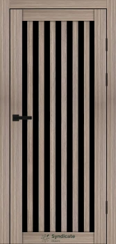 Двери Syndicate Doors SD-PVC-125 Черное стекло