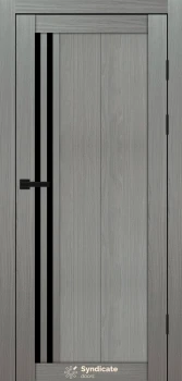 Двери Syndicate Doors SD-PVC-136 Черное стекло