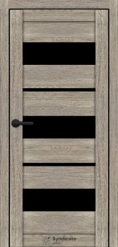 Двері Syndicate Doors SD-ECOTOP-105 Чорне скло