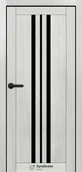 Двері Syndicate Doors SD-ECOTOP-107 Чорне скло