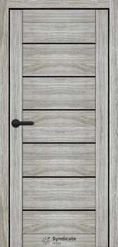 Двері Syndicate Doors SD-ECOTOP-108 Чорне скло