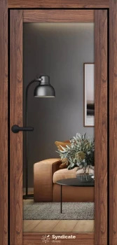 Двері Syndicate Doors SD-ECOTOP-137 Чорне скло