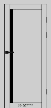 Двери Syndicate Doors SD-PVC-140 Черное стекло