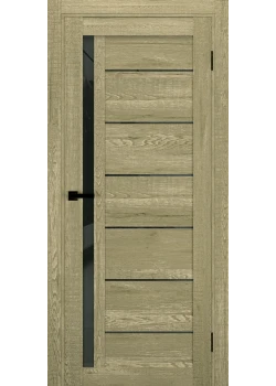 Двері Terminus Ukrainian Doors UD-13 Чорне скло
