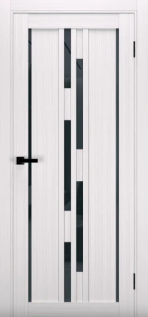 Межкомнатные Двери Terminus Ukrainian Doors UD-15 Черное стекло Ламинатин